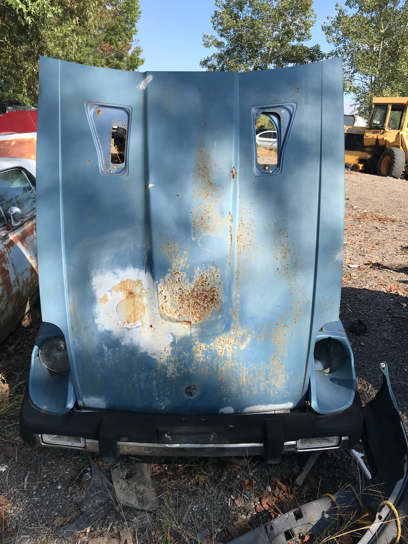 Front of the Datsun.
